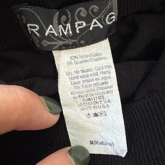 Rampage Seamless Black Leggings – Size M - Picture 4 of 5